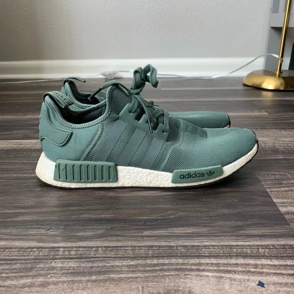 adidas gazelle silver green womens Adidas Mens HU NMD Shoes 'Aqua' – Extra Butter main image 0